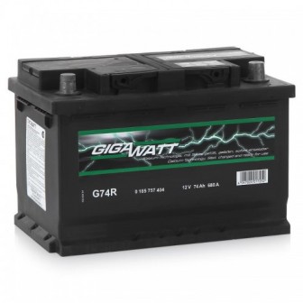 Акумулатор GIGAWATT 74ah 